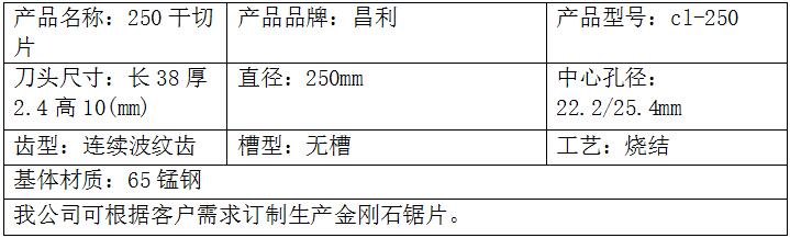 隔墻板切割片